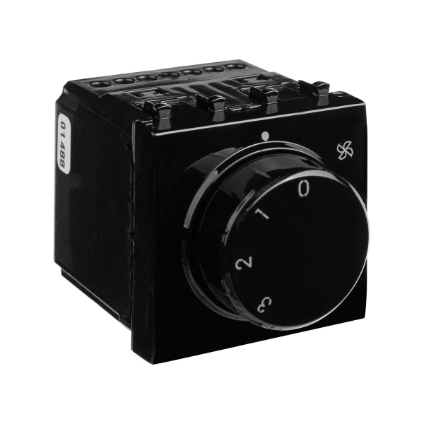 Купить DKC Механизм управления вентиляторами модульный, "Avanti", "Черный квадрат", 2 модуля