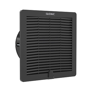 DKC Вентилятор с фильтром RV 100/105 м3/ч, 115 В, 205x205 мм, IP54, RAL9005