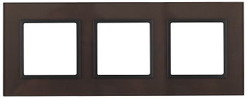 ЭРА 14-5103-13 Elegance Бронза/антрацит Стекло Рамка 3-ая