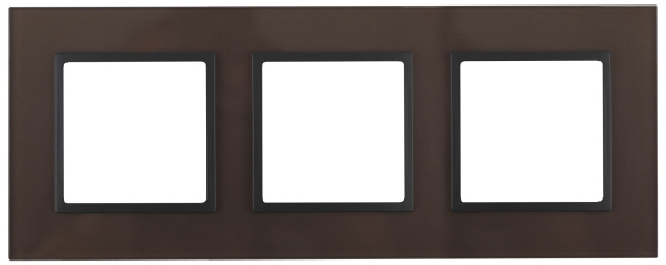 ЭРА 14-5103-13 Elegance Бронза/антрацит Стекло Рамка 3-ая