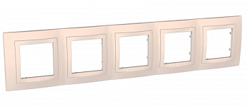 SE Unica Бежевый Рамка 5-ая MGU2.010.25