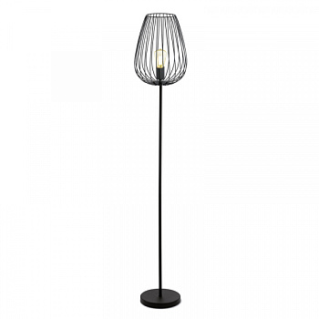 Eglo Торшер NEWTOWN, 1x60W (E27), L1595, H1595, сталь, черный 49474 Eglo Торшер NEWTOWN, 1x60W (E27), L1595, H1595, сталь, черный 49474