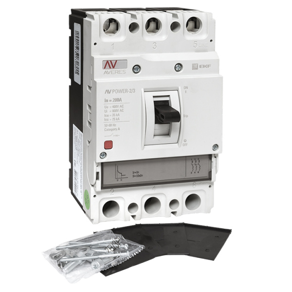 Купить EKF Averes Автоматический выключатель AV POWER-2/3 200А 35kA TR