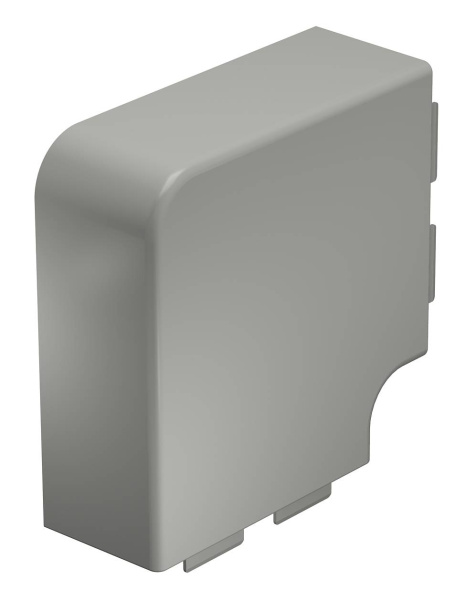 OBO Bettermann Угол плоский кабель-канала WDK 60x130 мм, ПВХ, серый RAL7030 6022359