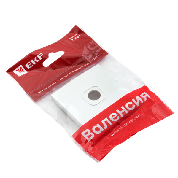 Купить EKF PROxima Валенсия лицевая панель розетки TV 1-местная 75Ом 5-862МГц жемчуг