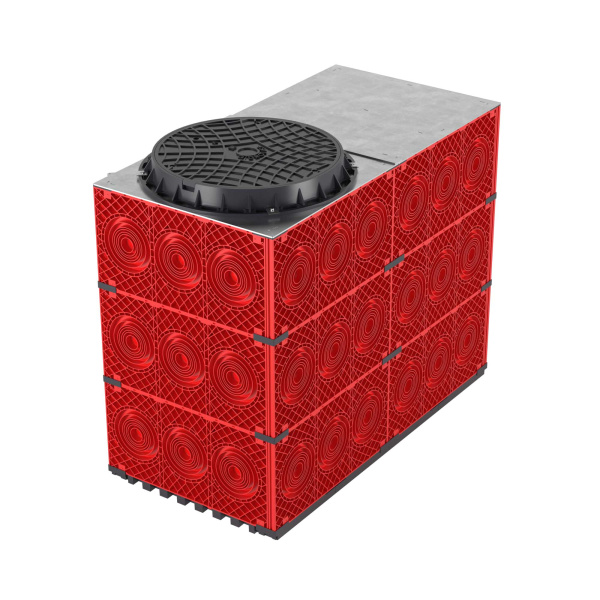 DKC Колодец пластиковый для кабельной канализации с пластиковым люком,1500х750х1125