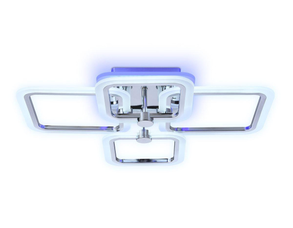 Купить Ambrella Потолочный светодиодный светильник с пультом FA534/2+2 CH хром 105W 580*420*130 (ПДУ РАДИО 2.4G)