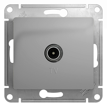 Systeme Electric Glossa Алюминий Розетка TV коннектор