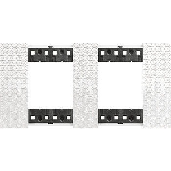 BT Living now Пиксель Рамка немецкий стандарт 2 поста (2+2 мод) KA4802M2MW