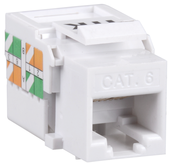 Купить IEK ITK Модуль Keystone Jack категория 6 UTP 110 IDC 90 град. CS1-1C06U-11