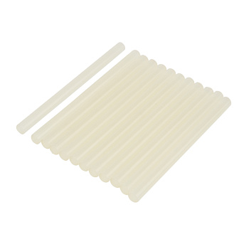 Клей малый 7/100мм Прозрачный (12шт/уп) Блистер Светящийся Rexant 09-1060