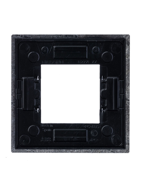 Купить ABB NIE Zenit Сланец Рамка 1-я 2 мод 2CLA227100N2201