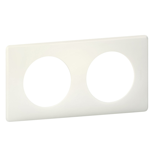 Купить Legrand Celiane2 Перкаль белый Рамка 2-я (2+2 мод) 066702