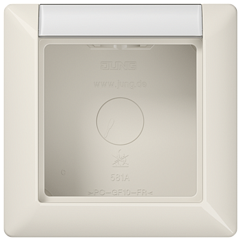 JUNG Коробка для накладного монтажа 1-кратная слоновая кость AS581ANAW