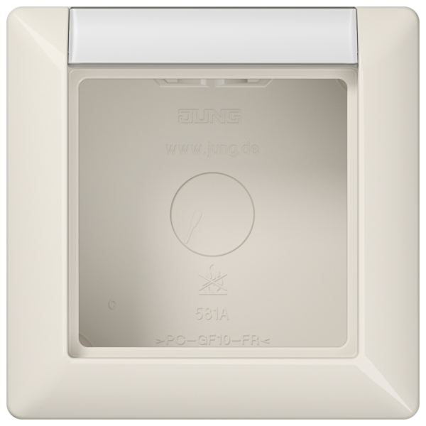 JUNG Коробка для накладного монтажа 1-кратная слоновая кость AS581ANAW