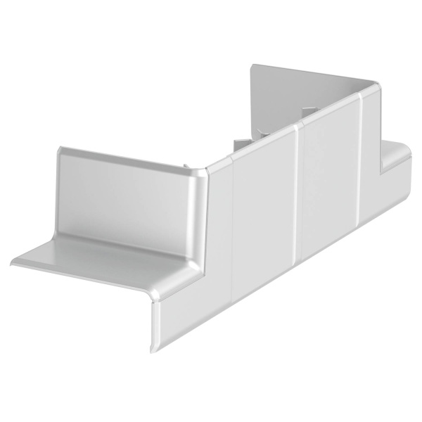 OBO Bettermann Т-образная секция кабель-канала Rapid 45-2, 53x130 мм/53х130 мм, ПВХ, алюминиевый цвет 6113304