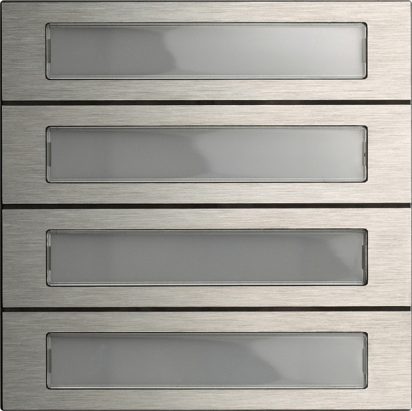 Gira Модуль кнопок вызова System 106 4-местн. 5534920