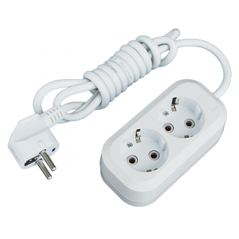 EKF PROxima Удлинитель "Эксперт" 2 гнезда 3 метра 16А/3,5кВт с заземлением ПВС 3х1