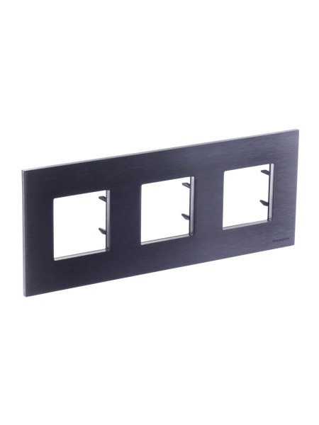 Купить ABB NIE Zenit Сталь Рамка 3-я 2+2 +2 мод 2CLA227300N4001