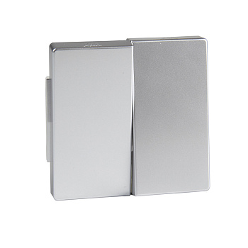 SE Merten Aquadesign Алюминий Клавиша 2-ая IP44 MTN343560