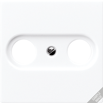 JUNG AS 500 Белая Накладка TV-FM розетки антибактериальная ABA561PLTVWW