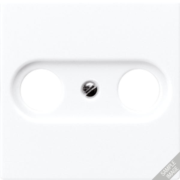 JUNG AS 500 Белая Накладка TV-FM розетки антибактериальная ABA561PLTVWW