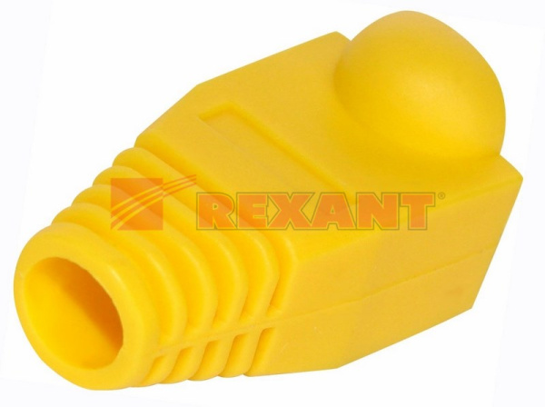 Купить Колпачок RJ-45 желтый Rexant 05-1203