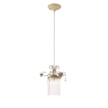 ST LUCE SL425.503.01 Подвес  Белый/Прозрачный E14 1*40W