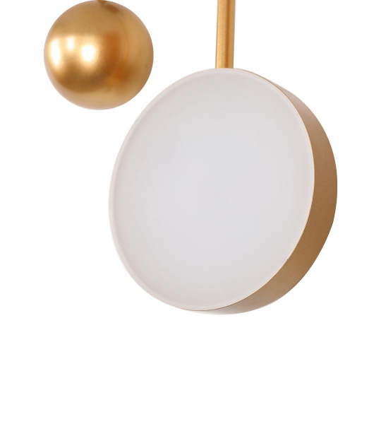 Купить Kink Light 08436,19-33 Бра Деония черный/золото d24 h49 Led 12W (4000K)