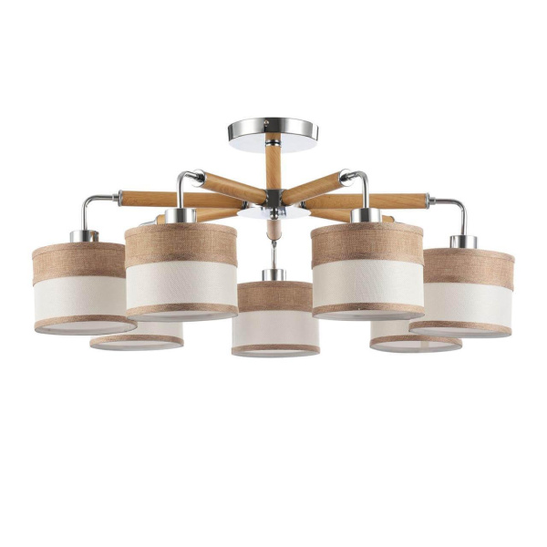 Freya Modern Helen Хром Потолочный светильник E27 40W FR5329-PL-07-CH