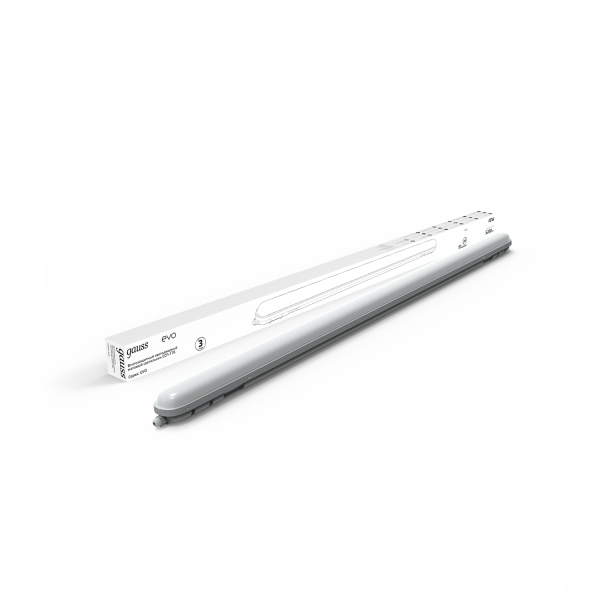 Купить Gauss Светильник линейный СПП-176 EVO 48W 5280lm 6500K 200-240V IP65 1500*76*66мм LED 864425348