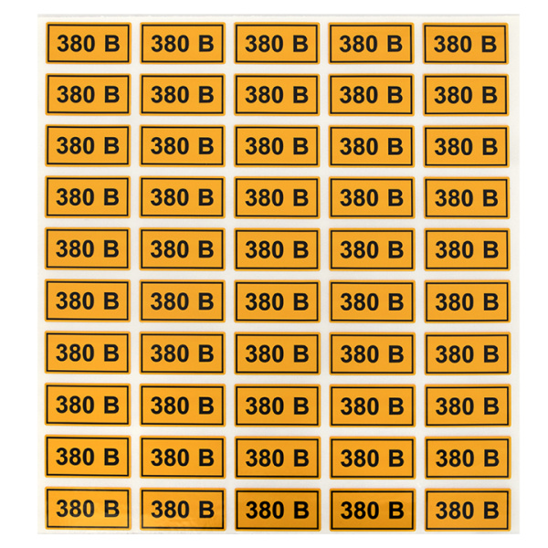 Купить EKF PROxima Наклейка "380В" (20х40мм.)