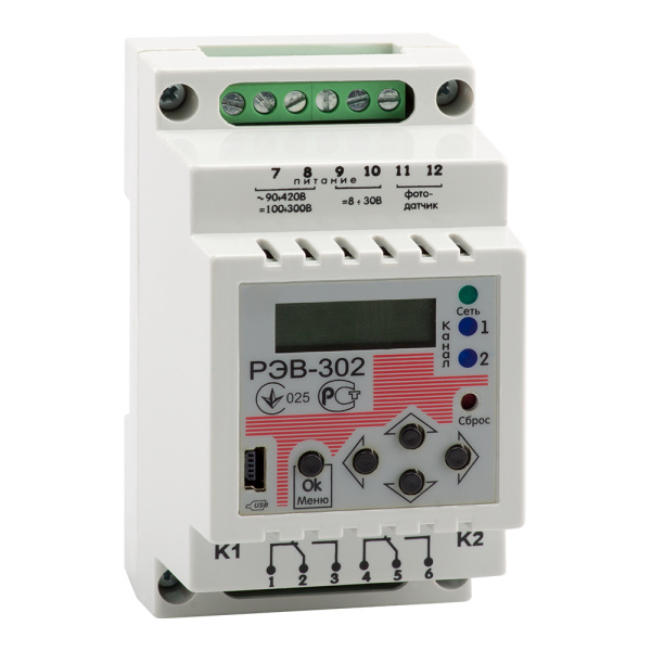 КЭАЗ Реле универсальное OptiDin РЭВ-302-УХЛ3.1