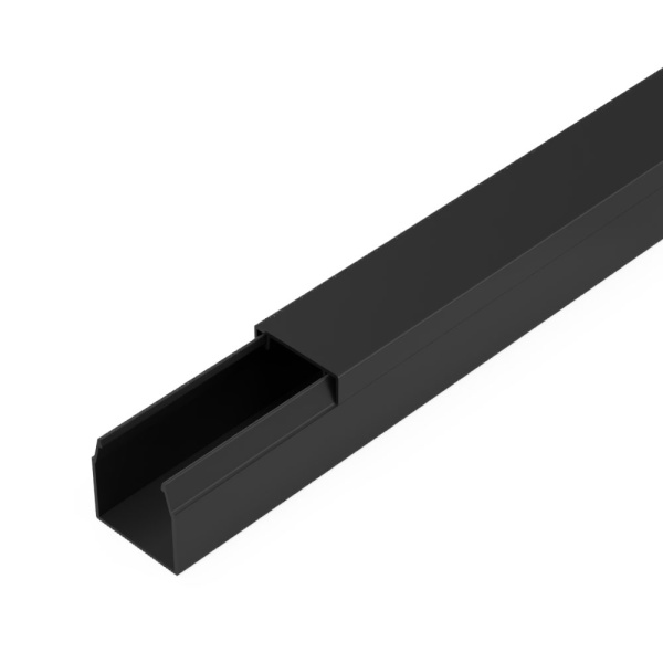 Промрукав Кабель-канал черный 2-й замок в п/э 16х16 мм (84 м/уп) PR03.0210