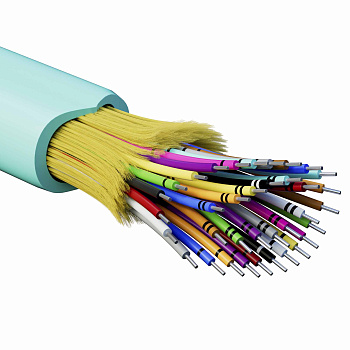 DKC Кабель волоконно-оптический, распределительный, арамидные упрочняющие нити, для внутренней прокладки, нг(А)-HF, 36 ОВ, категорияOM3 (G.651.1) плот