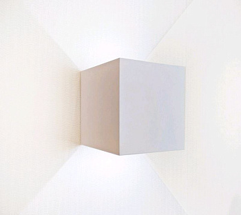 Kink Light 08585,01(3000K) Светильник Куб белый w10x10 h10 Led 6w (3000K) IP65
