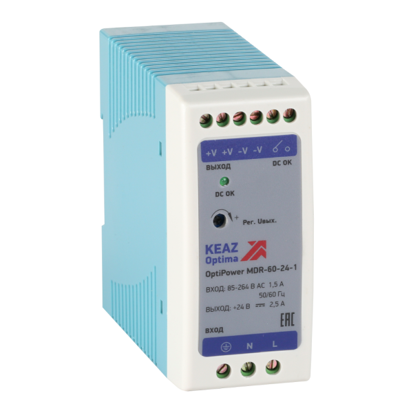 КЭАЗ Блок питания OptiPower MDR-60-24-1