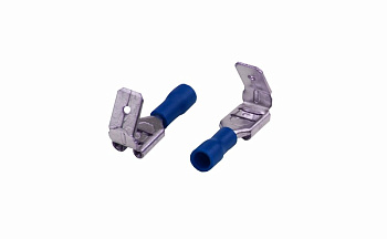 Клемма плоская изолированная гнездо - 7.4мм+штекер - 6.3мм 1.5-2.5мм² (РПи-О 2.5-(6.3) / РПИо 2.5-7.5) Rexant 08-0424