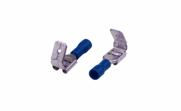 Клемма плоская изолированная гнездо - 7.4мм+штекер - 6.3мм 1.5-2.5мм² (РПи-О 2.5-(6.3) / РПИо 2.5-7.5) Rexant 08-0424