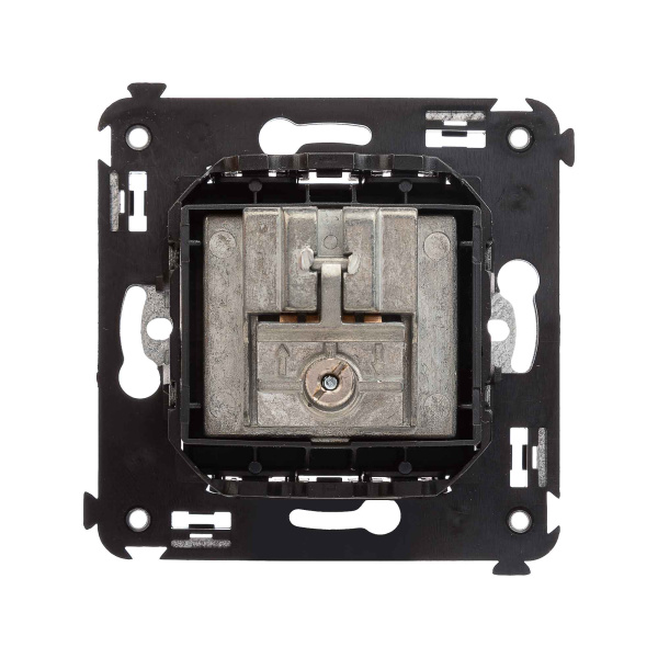 Купить DKC Розетка TV-FM-SAT в стену, "Avanti", "Черный матовый"