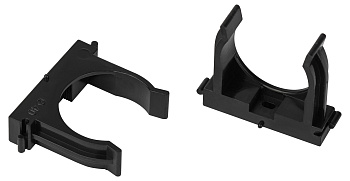 ЭРА Крепеж клипса для труб CLIP-40-B-MP прямой монтаж d 40мм черный 25шт