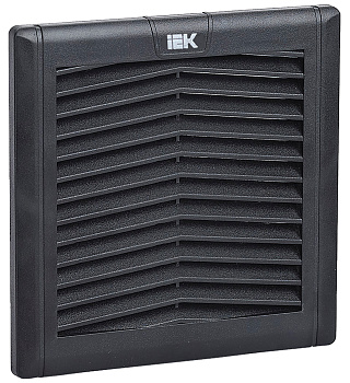 IEK Фильтр с решеткой для вентил. ВФИ 65-105м3/час черный