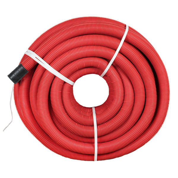 Купить EKF PROxima Труба гофрированная двустенная гибкая ПНД d 110 с зондом (50 м) красная,