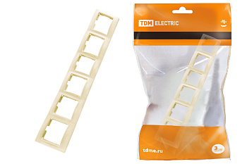 TDM Рамка 6 постовая горизонтальная сл. кость "Таймыр" SQ1814-0135