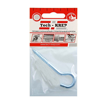 Tech-Krep Шуруп-полукольцо 8,0х80 (1 шт) - пакет 130171