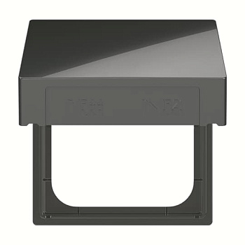 ABB Промежуточное кольцо с откидной крышкой для накладок 55x55 мм, IP44, Future/Axcent/Carat/Династия, антрацит 2CKA001719A0217