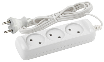 ЭРА UX-3-1,5m Удлинитель без заземления., 1300Вт, 3гн, 1,5м