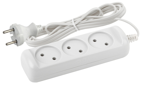 ЭРА UX-3-1,5m Удлинитель без заземления., 1300Вт, 3гн, 1,5м