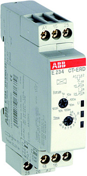 ABB CT-ERD Реле времени (задержка на вкл) 24-48V DC, 24-240B AC 7 2ПК 1SVR500100R0100 ABB CT-ERD Реле времени (задержка на вкл) 24-48V DC, 24-240B AC 7 2ПК 1SVR500100R0100
