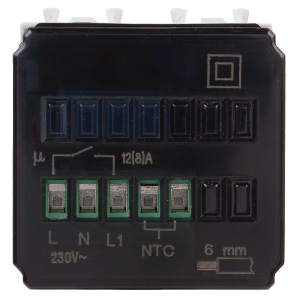 Купить DKC Термостат модульный для теплых полов, "Avanti", "Белое облако", 2 модуля